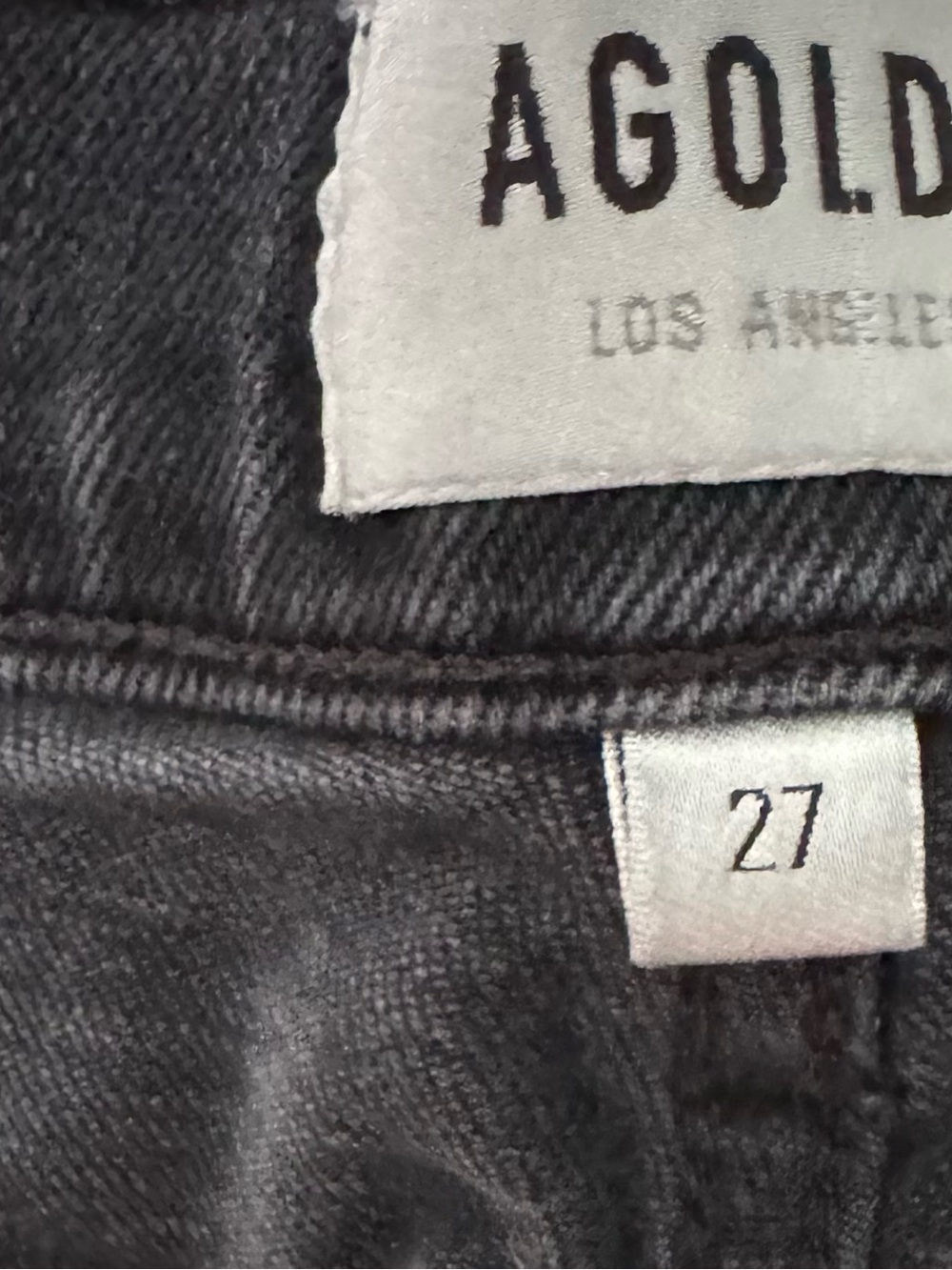 Agolde Ladies Slim Jeans in Black